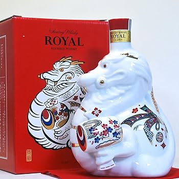 Amazon.co.jp: ローヤル 辰歳ボトル 2024年 辰年 600ml 43度 ギフト