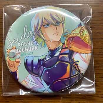 ダイヤのA 奥村光舟 DMMスクラッチ アクリルカード 缶バッジ ダイヤのA