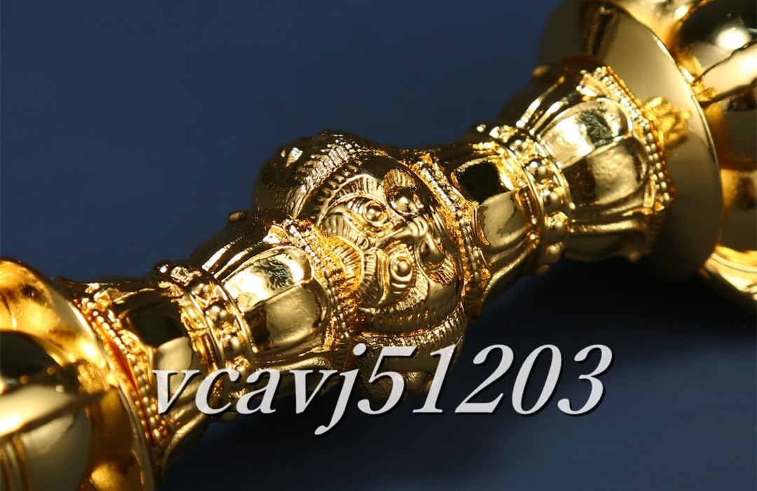 修縁堂】密教法具 真言宗 法器 宝珠鈴宝珠杵金剛盤三点セット 真鍮製