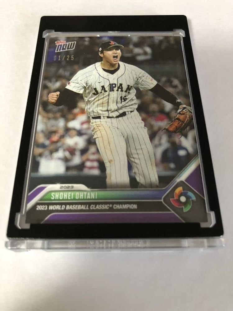 WBC topps now 準決勝 日本サヨナラ勝利 レッドパラレル10シリアル WBC