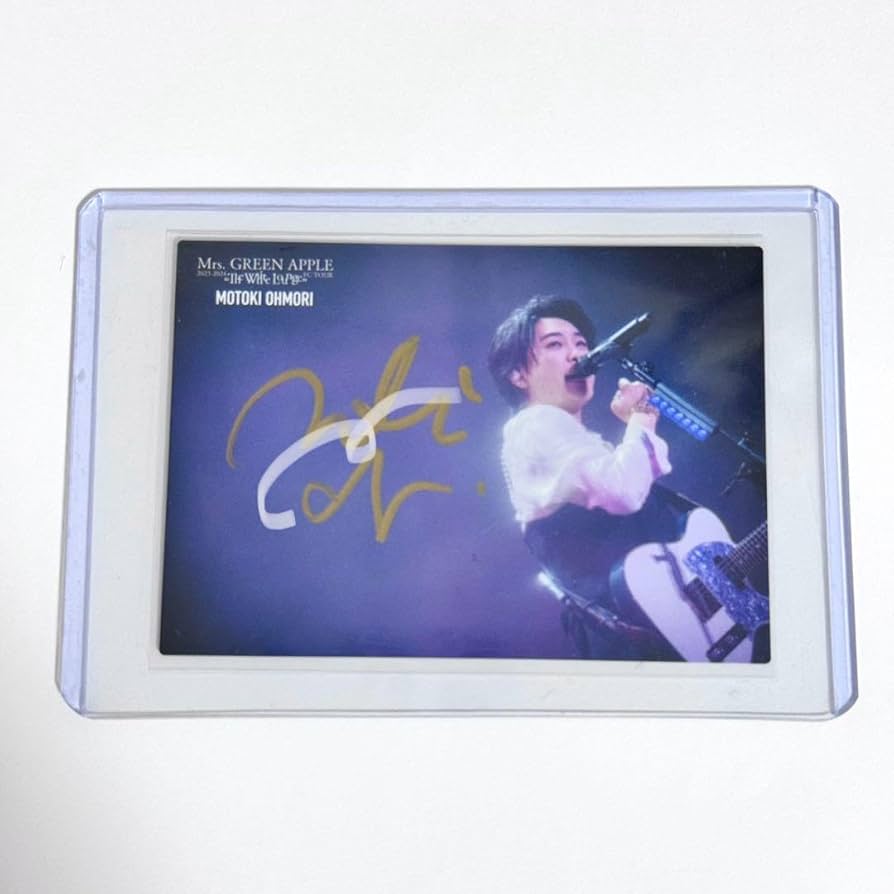 R*o様 Mrs. GREEN APPLE 大森元貴 ホワンジ フォトカサイン Mrs. GREEN