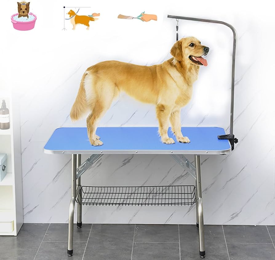 Amazon | トリミングテーブル 台 大型犬用折りたたみ式グルーミング