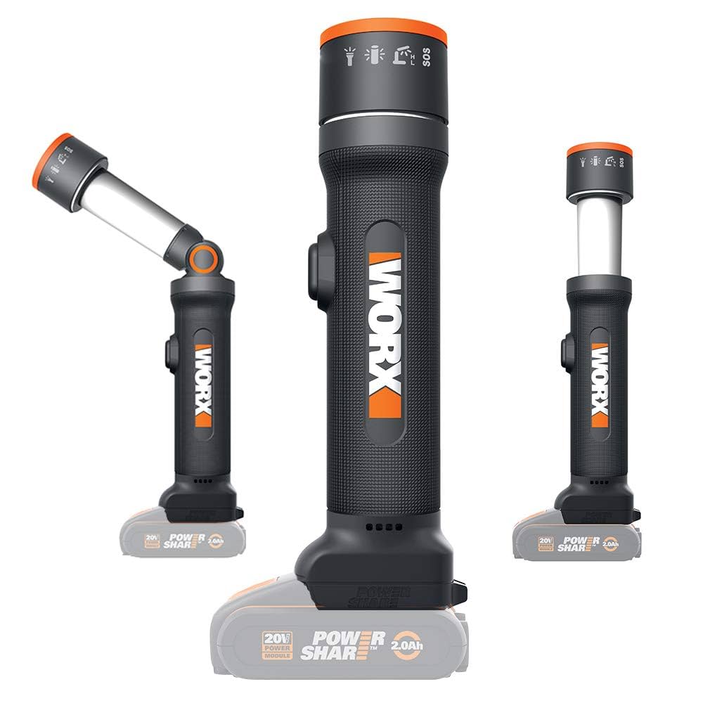 Amazon.com: WORX WX027.9 – LED Torch 4 Functions 20 V S/bat : CDs
