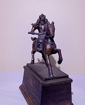 Amazon.co.jp: 置物/楠木正成 像 馬 武士 オブジェ ミニチュア 城 土産