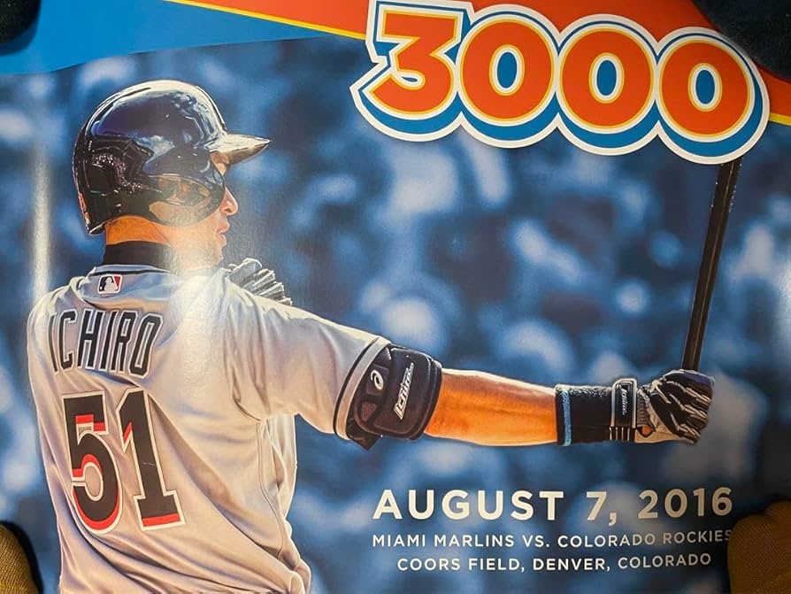 topps イチロー sketch マーリンズ 3000本安打クラブ 1点物 topps