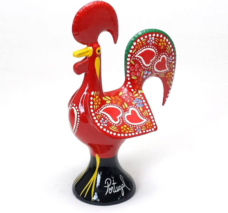Amazon.co.jp: ポルトガル ニワトリ 置物 ビッグ バルセロスのおんどり