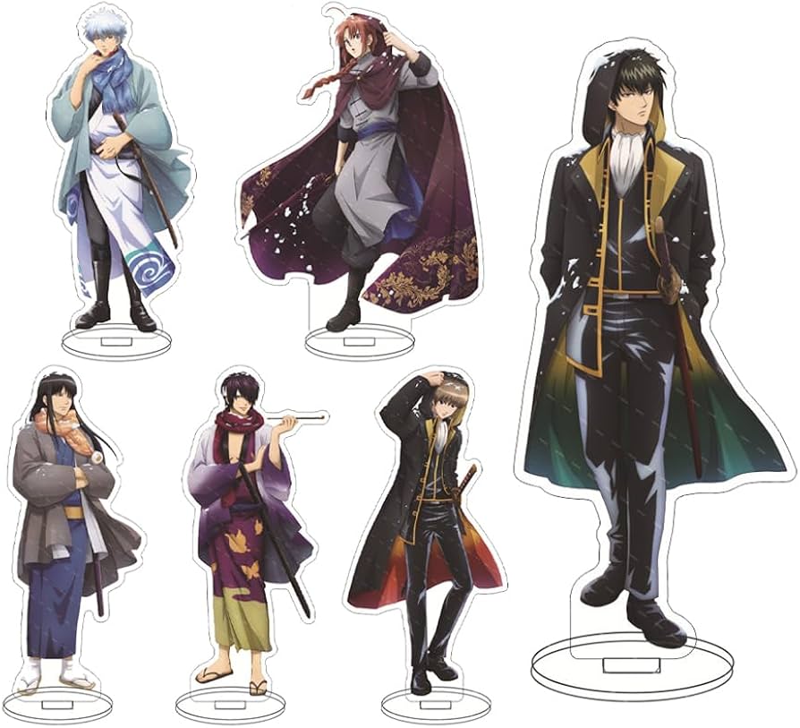 銀魂 アクリルキャラコレクションセット 高杉桂沖田坂本神楽定春近藤月