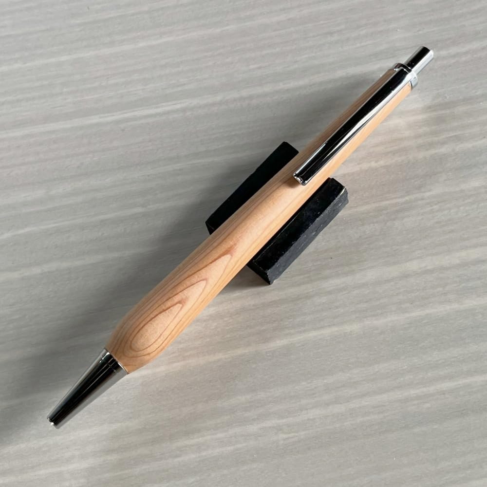 木軸ボールペン ハナノキ 榎】木軸ボールペン 杢と木目が素敵 【即日