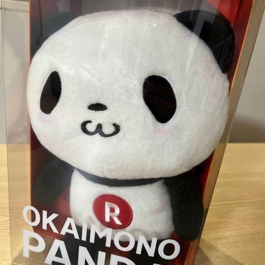 Amazon.co.jp: 楽天 初代 お買いものパンダ ぬいぐるみ ボックス入り