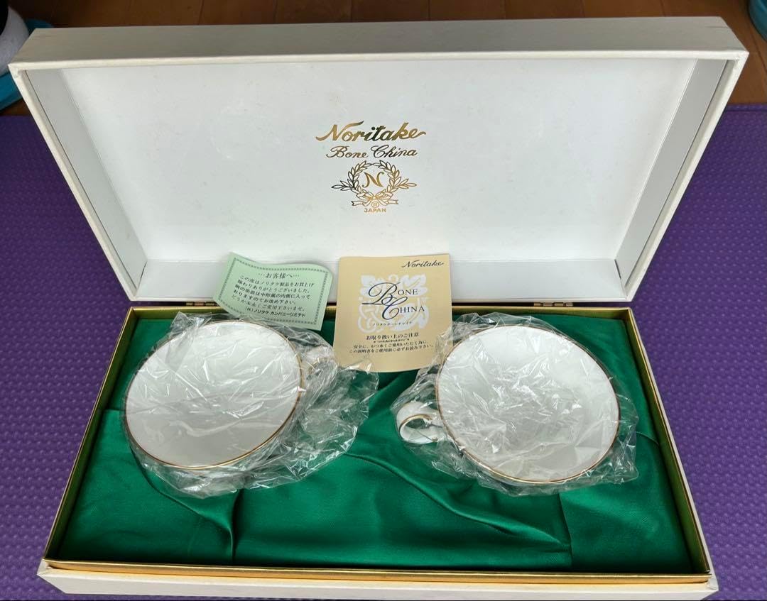 美品】オールドノリタケ パンジー紋 ティーカップ2組 ビオラ 三つ脚