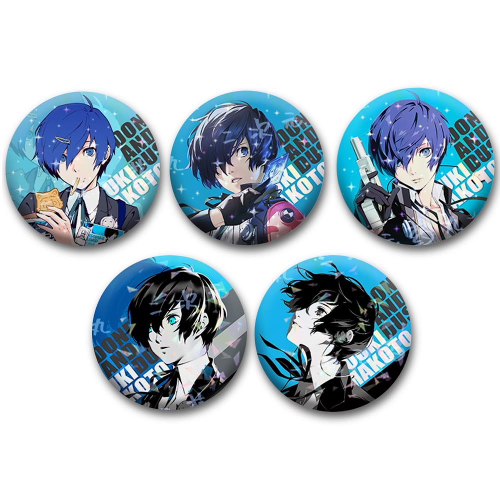 FiFS イラスト展 ＋ ペルソナ3 主人公 結城理 缶バッジ 22個セット