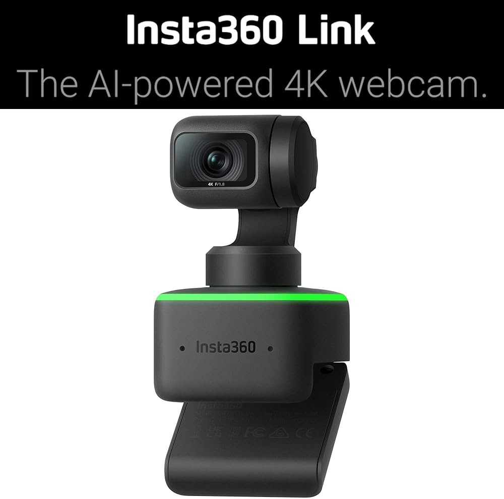 Amazon.com: Insta360 Link - PTZ 4K Webcam with 1/2