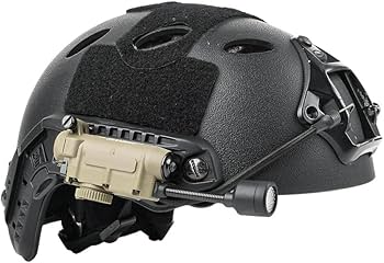 Amazon.co.jp: NECARL タクティカル ヘルメットライト 赤/緑/青/白/IR
