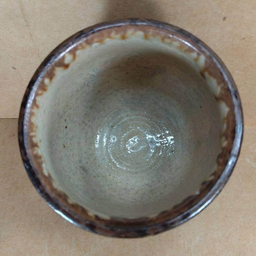 hn 人間国宝 金城次郎 壷屋焼マグカップ(笑魚海老紋カップ）栞 共箱 hn