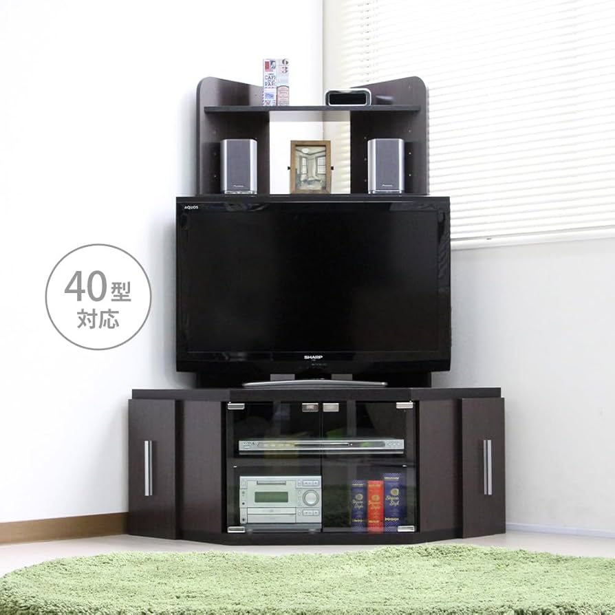 Amazon｜テレビ台 テレビボード コーナー 三角 ハイタイプ 大型液晶