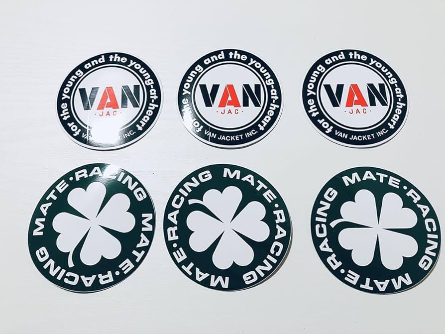 Amazon.co.jp: VAN JAC RACING MATE レーシングメイト ステッカー