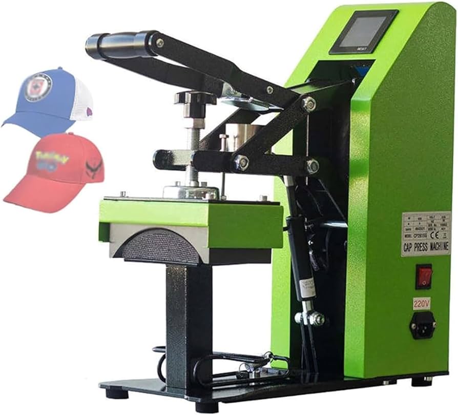 Amazon.co.jp: Vrapnudcキャップヒートプレス機 多機能帽子熱転写機