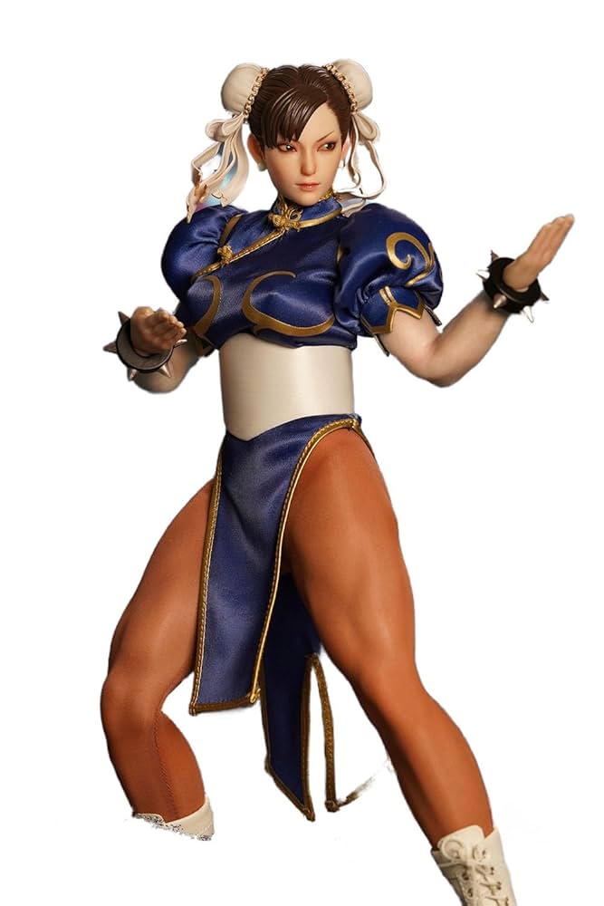 PLAY TOY 1/6 格闘の女神春麗2.0 P023A 可動 フィギュア 黒