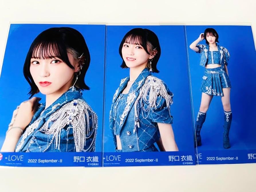 LOVEイコラブ 野口衣織 Be Selfish 歌唱衣装 直筆 生写真 LOVEイコラブ