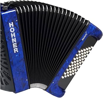 Amazon.com: Hohner Bravo II 48 Chromatic Piano Key Accordion