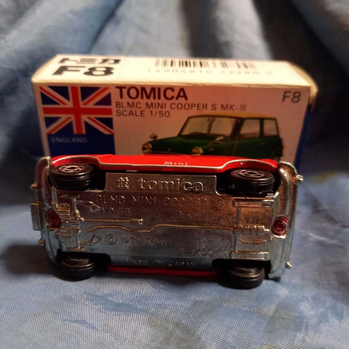 トミカ ミニクーパー トラフィック特注 ブロードスピード 白 トミカ