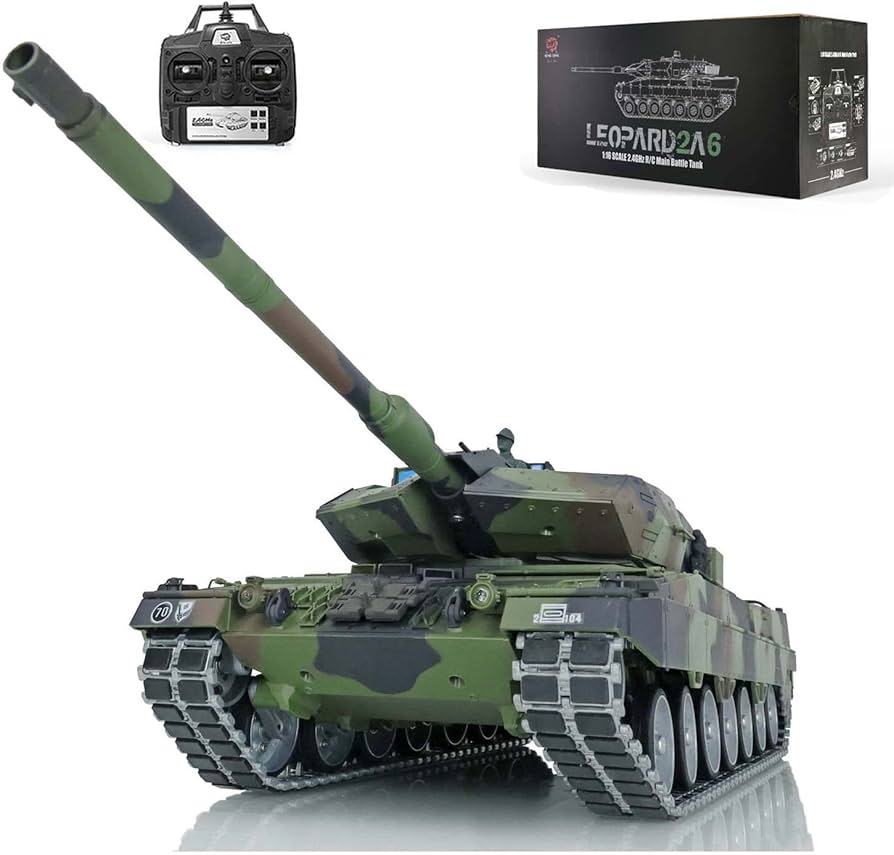 Amazon.com: Toucan RC Hobby Henglong 1/16 7.0 Leopard2A6 RC Tank