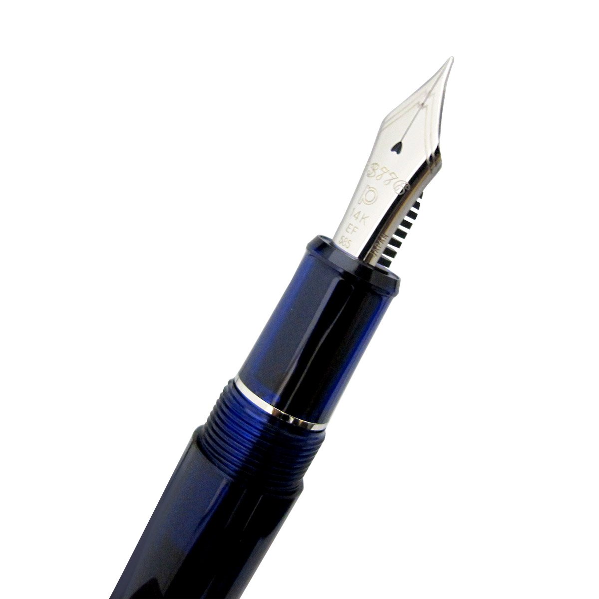 プラチナ万年筆3776センチュリーロジウムフィニッシュシャルトルブルー