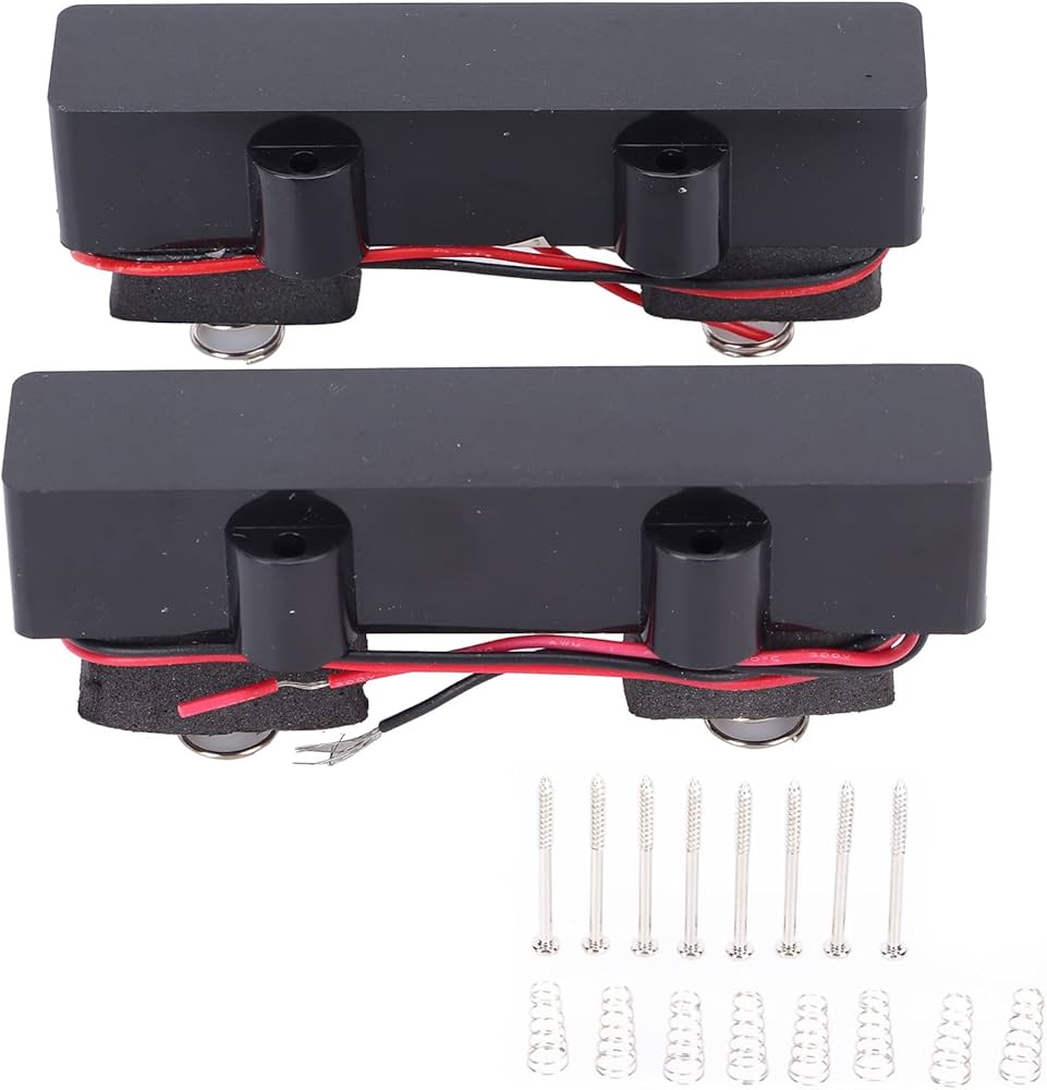 Amazon.co.jp: アクティブ ベース ギター ピックアップ 4弦セット