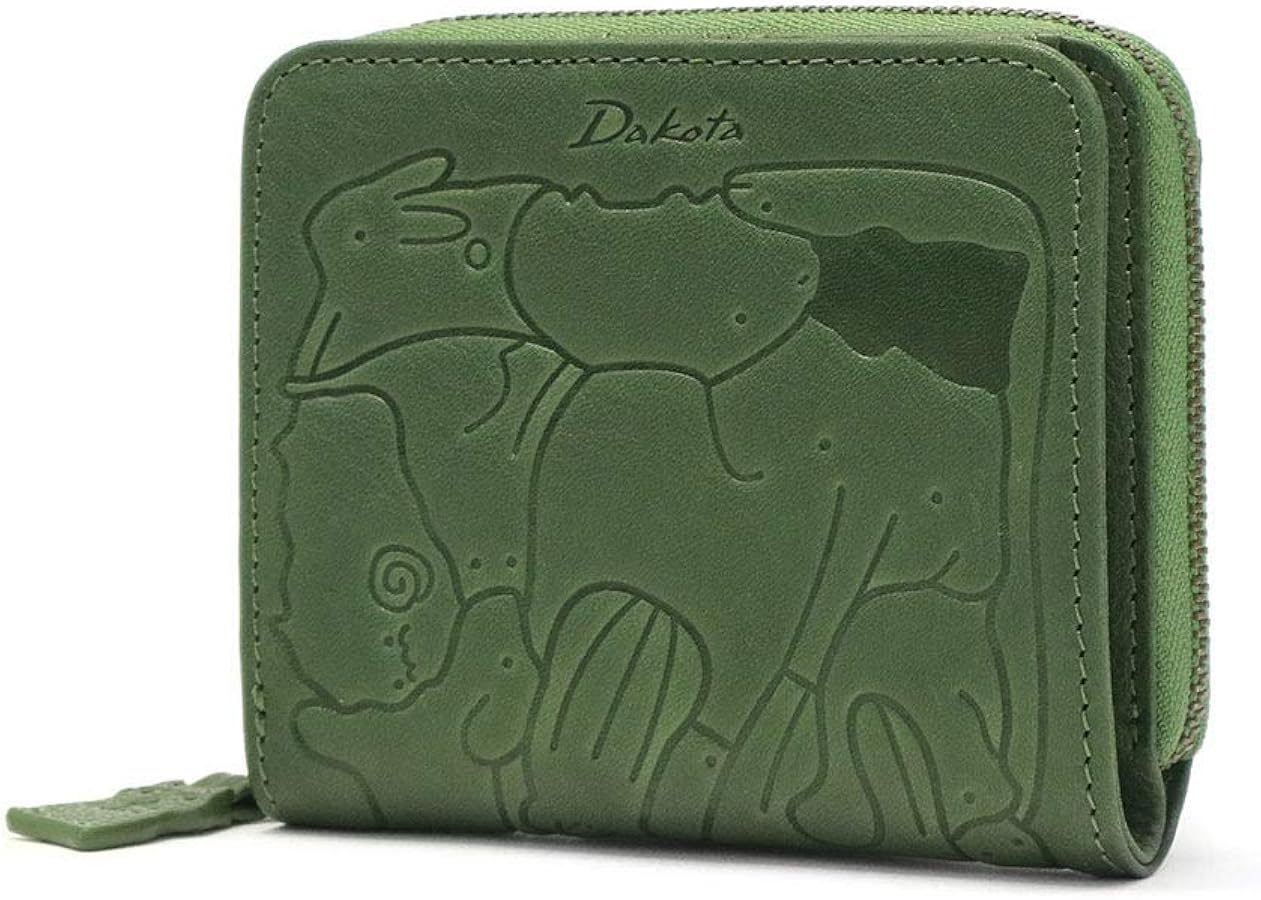 Amazon | [ダコタ] アニマーレ 二つ折り財布 0030190 グリーン/50 | 財布