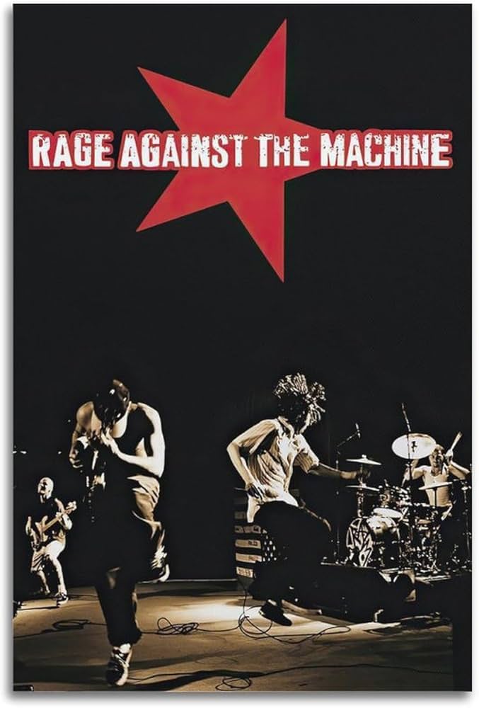 Amazon.com: YNTNDYGV Rage Against The Machine Poster Album Music