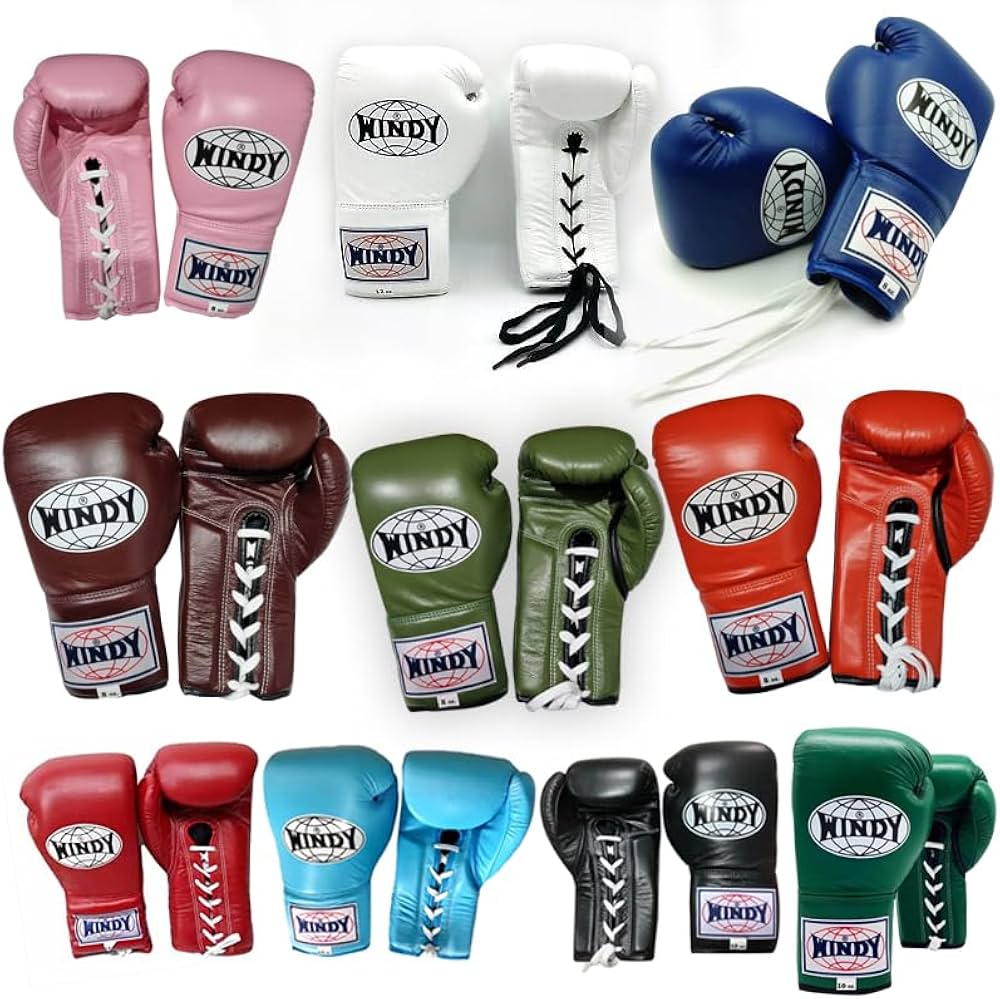 Amazon.co.jp: WINDY ウィンディ LACE UP BOXING GLOVES ひも式 ロープ
