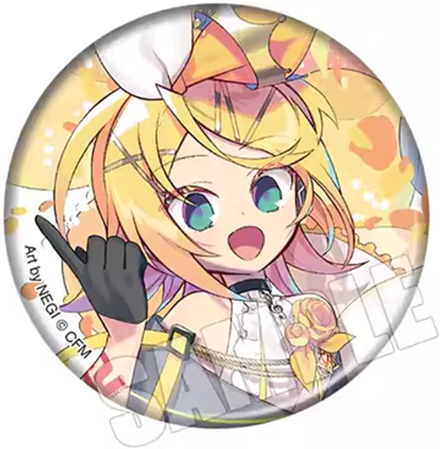 初音ミク グッ鉄カフェ 缶バッジ エアライン 鏡音リン 初音ミク グッ鉄