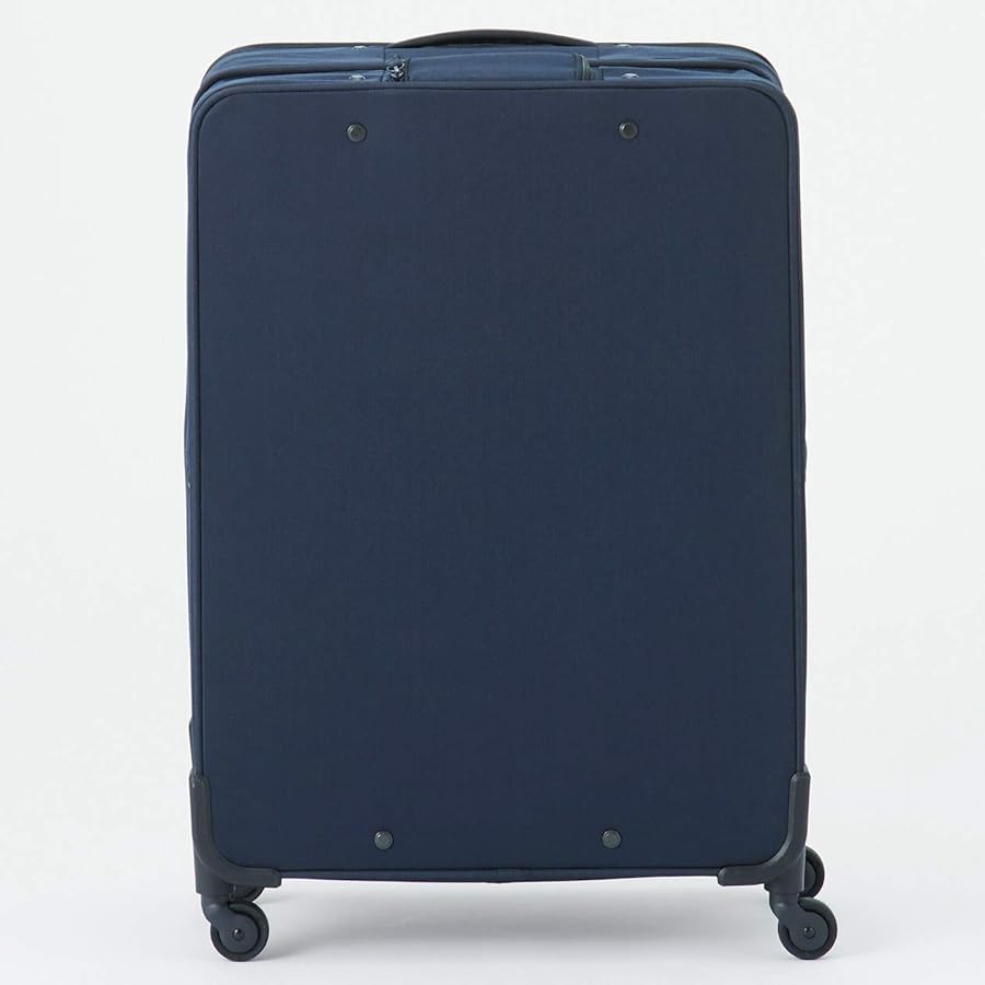 無印良品 半分の厚みで収納できるソフトキャリー ケース グレー S 美品