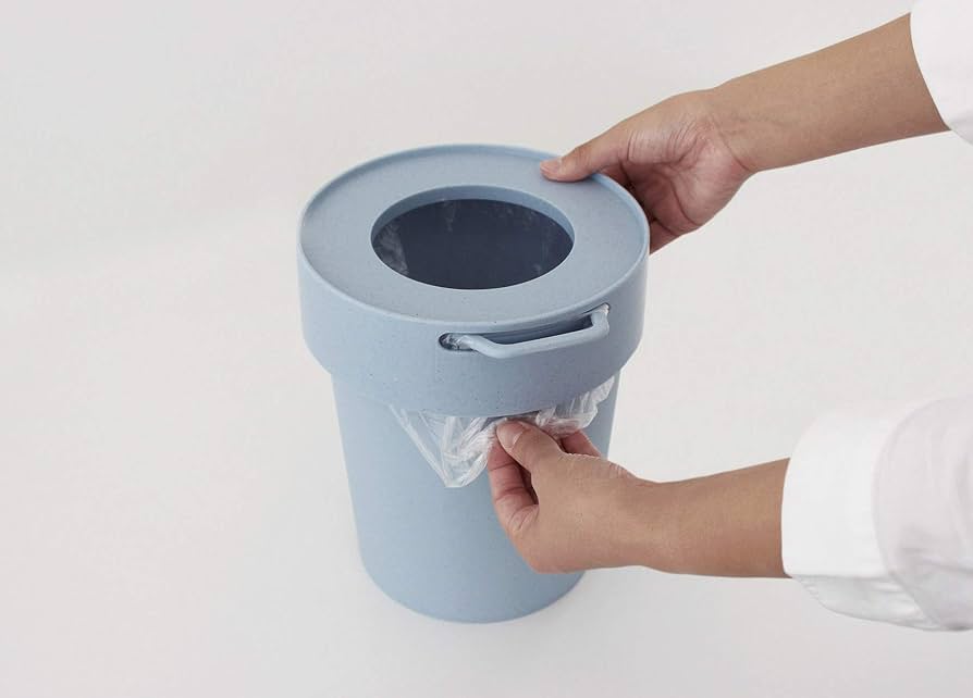 Amazon.co.jp: Way-be 239963 TapTrash Trash Can with Hidden Bag