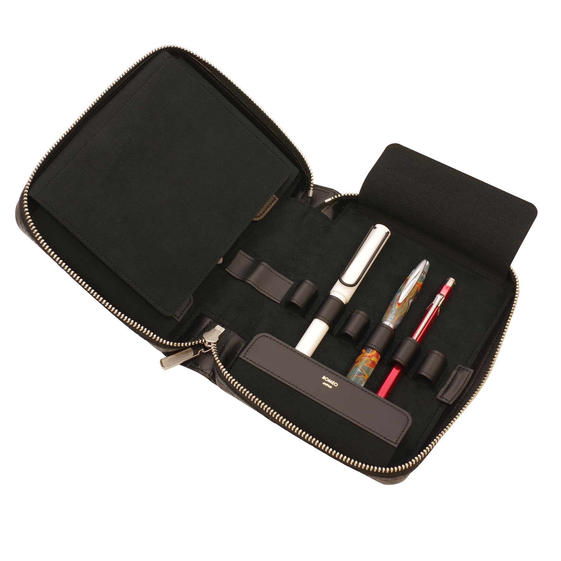 Amazon | ロメオ クロコ型押し コレクションペンケース（12本用