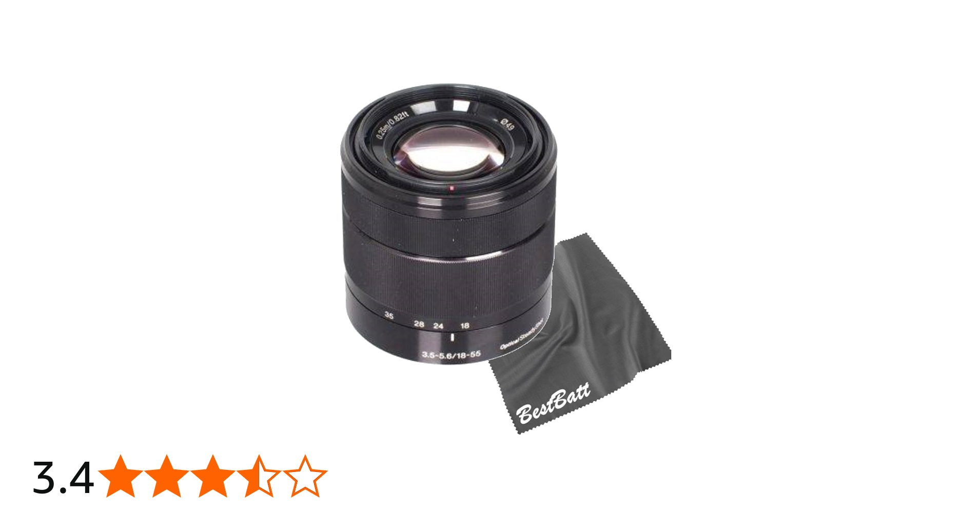 Amazon.co.jp: Sonyアルファsel1855・Eマウント18 – 55 mm f3 . 5