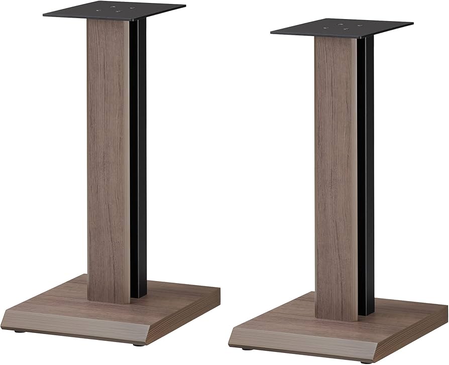 Amazon.co.jp: ハヤミ工産 スピーカースタンド 高さ57㎝ 2台1組 木目調