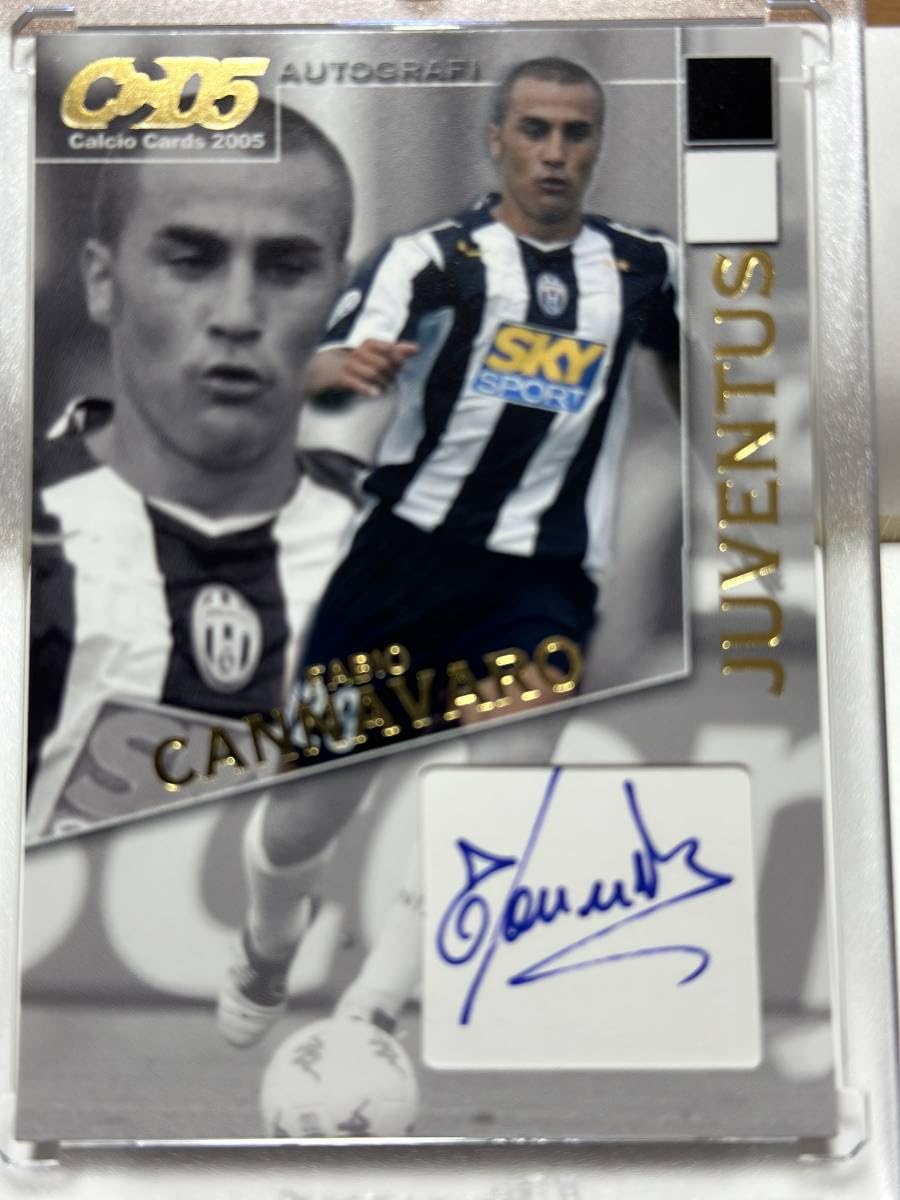 カンナバーロ 世界で100枚限定 直筆サイン入り フォトフレーム 2025年