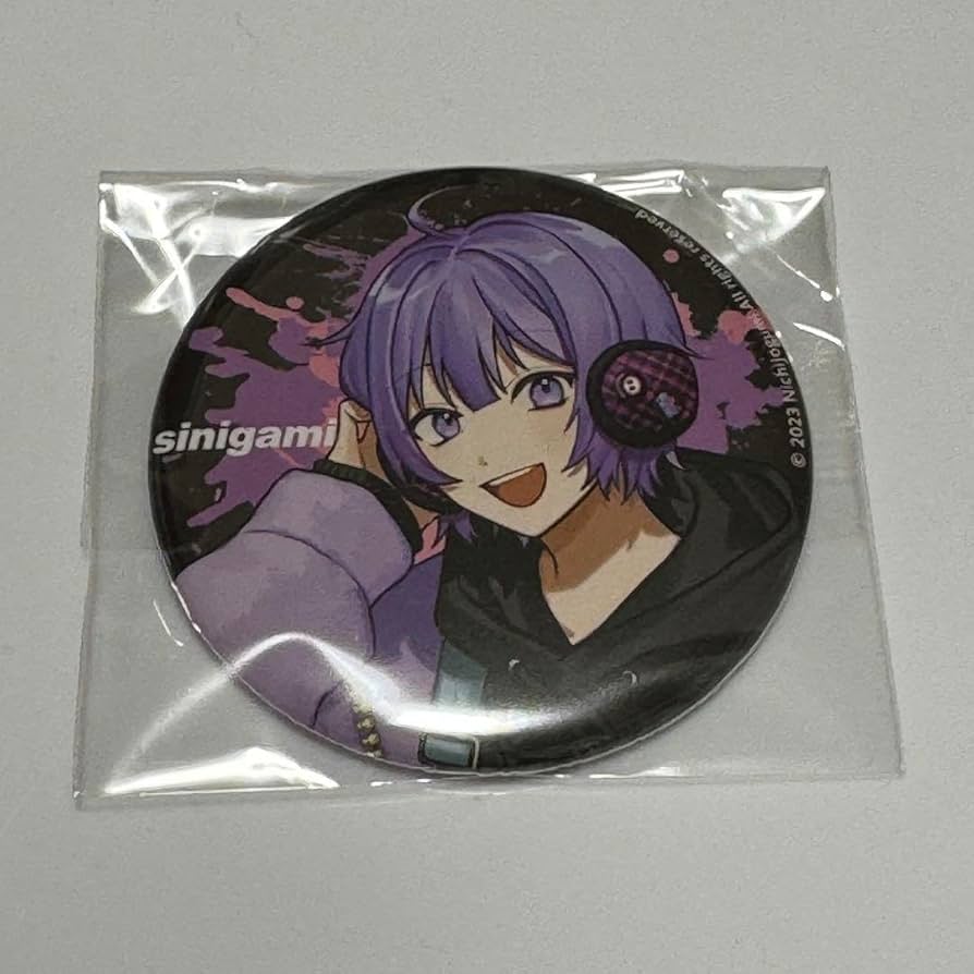 日常組 しにがみさん ZOZOTOWNコラボ 缶バッチ Amazon.co.jp: 日常組