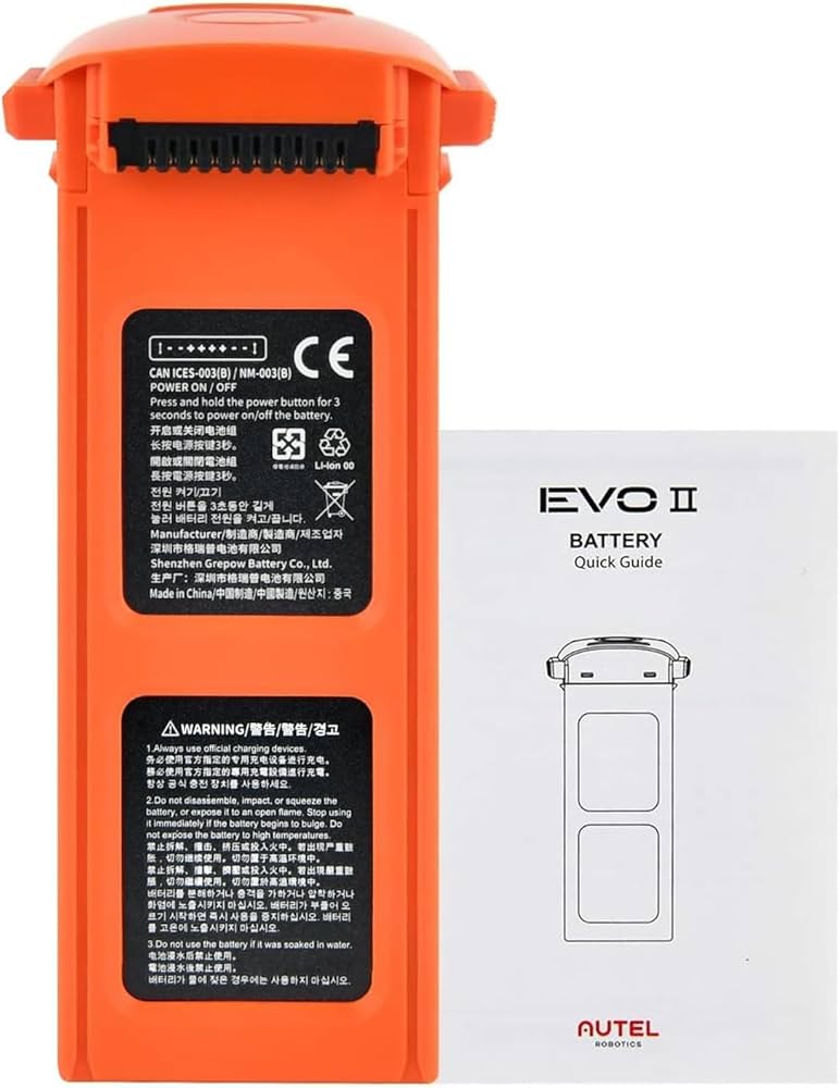 Amazon | Autel Robotics EVO 2 バッテリー 7100 mAh 11.55V スマート