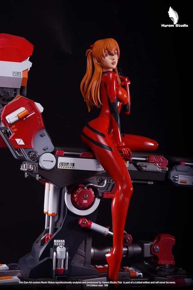 Amazon.co.jp: 惣流・アスカ・ラングレー フィギュア 1/4スケール 塗装