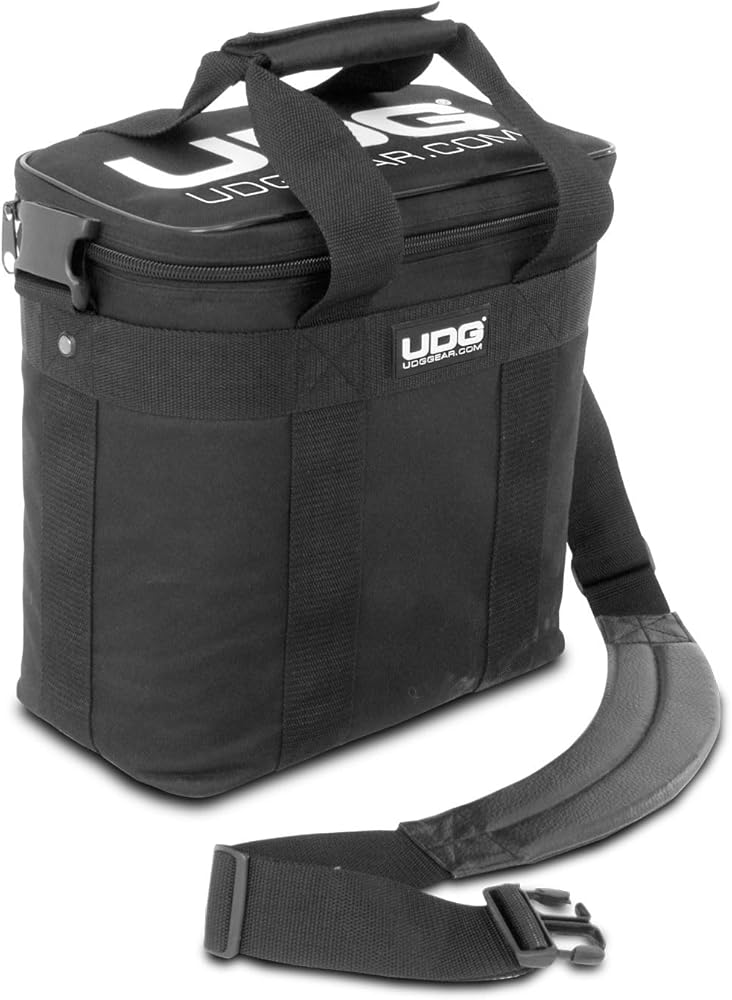 UDG レコードバッグ 黒 キャスター付き