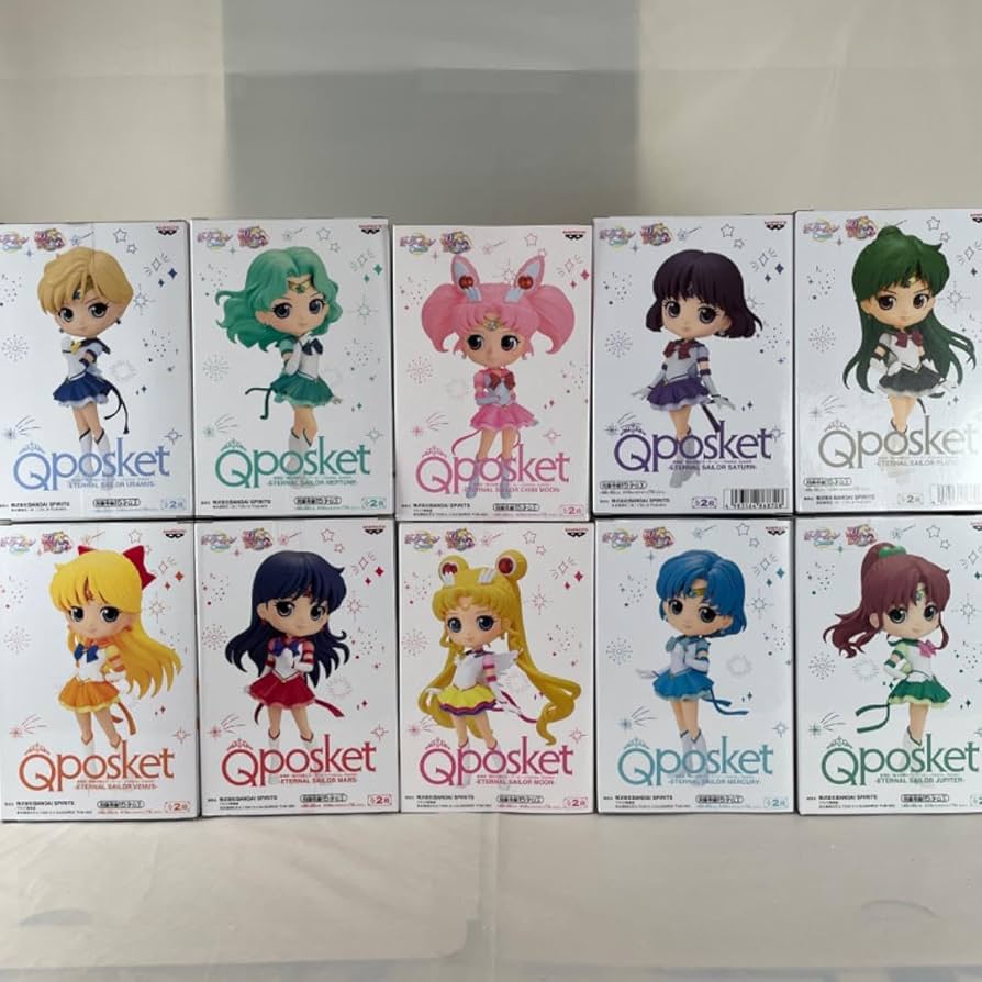Qposket セーラームーン キューポスケットBカラー10体セット