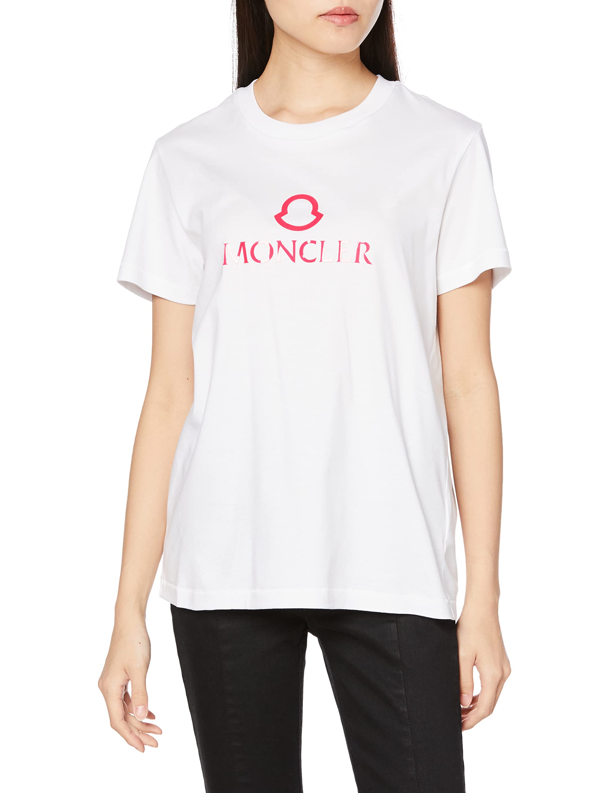 MONCLER モンクレール 刺繍 Tシャツ ホワイト M