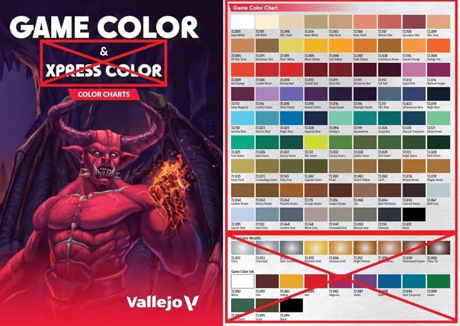 Amazon | ファレホ 新ゲームカラー 全80色セット Vallejo Game Color