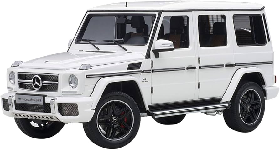 Amazon | AUTOart 1/18 メルセデス AMG G63 2017 ホワイト 完成品