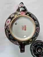 ♢中国古玩 花埋め図 景徳鎮窯 輸出用CHINA 茶道具 急須 古美術 骨董品