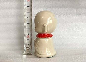 Amazon.co.jp: 内藤ルネ 恋地蔵 貯金箱 陶器 昭和レトロ ファンシー 箱