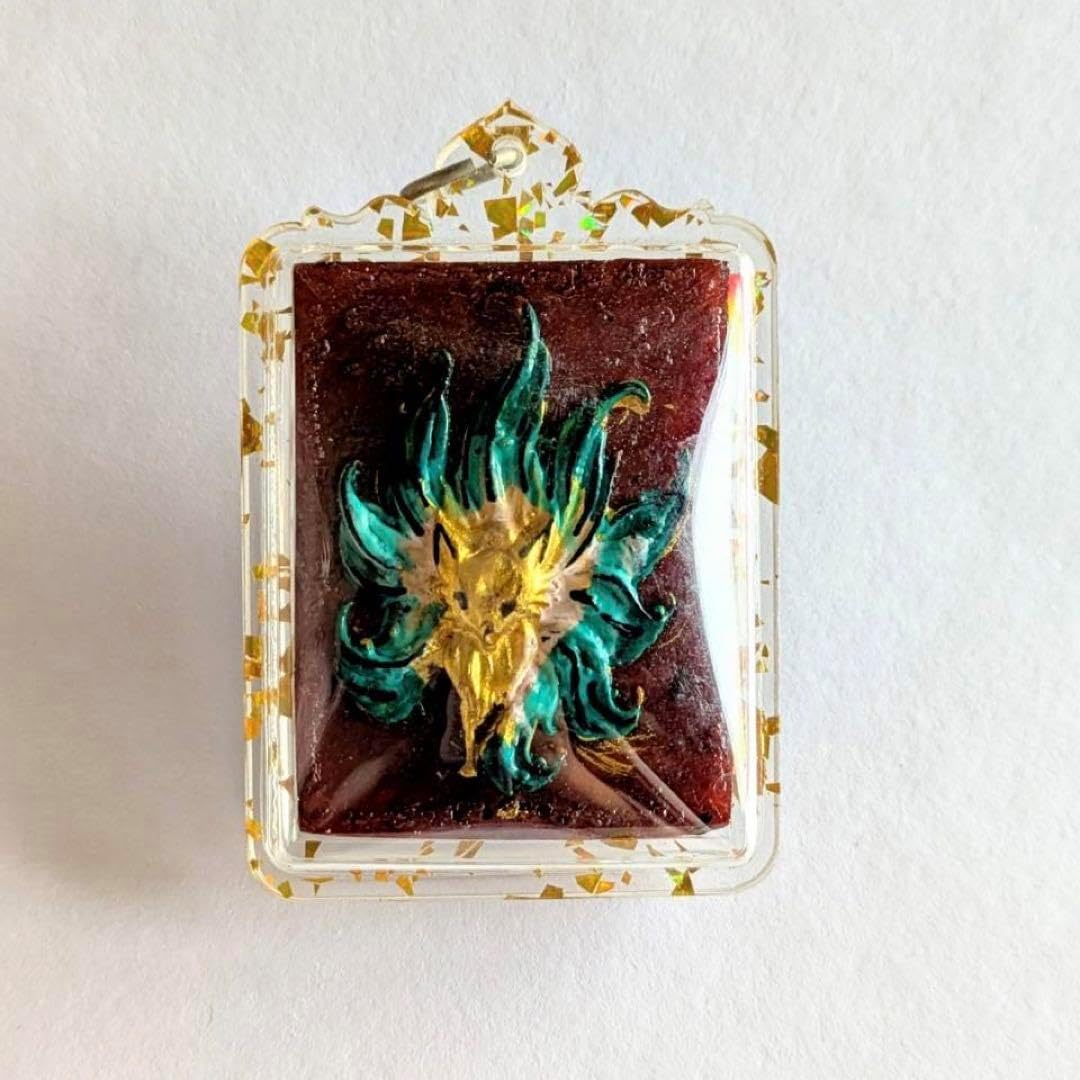 藝術品】タイのお守りプラクルアン！九尾の狐！恋愛＆金運＆仕事運が