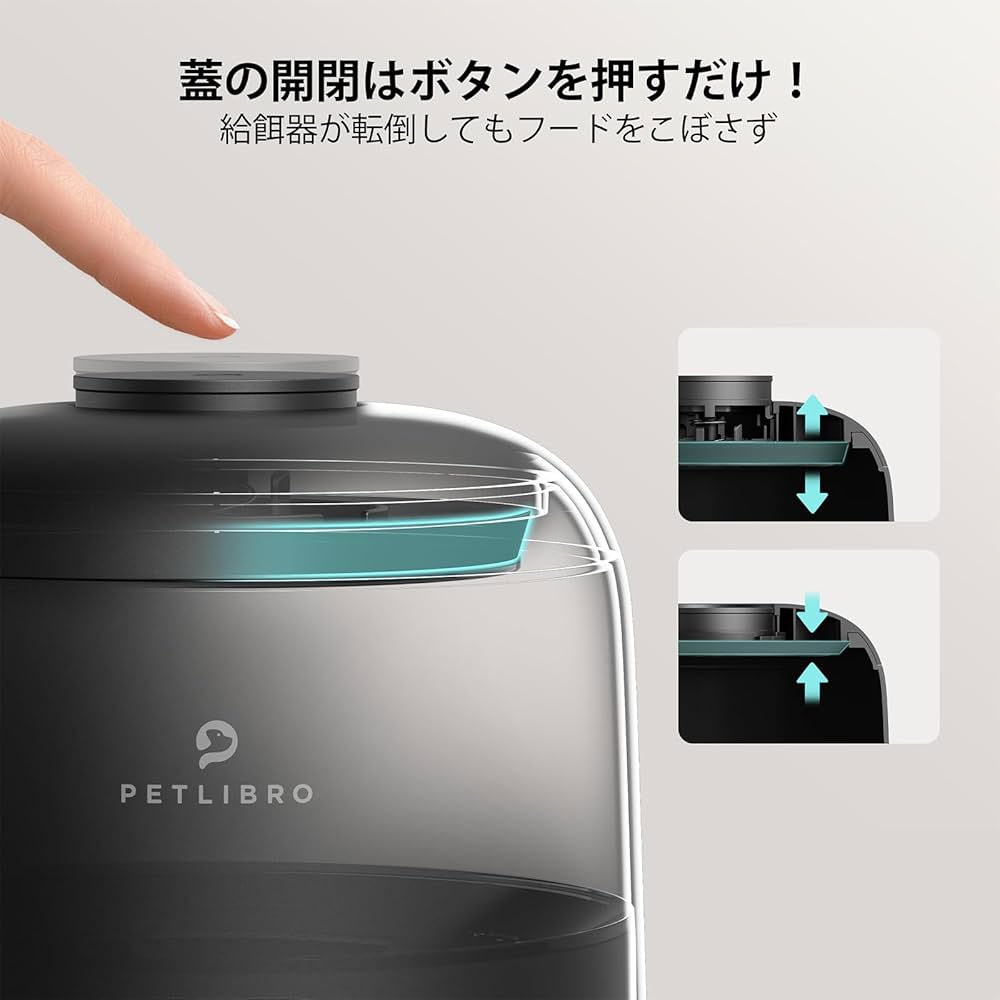 Amazon.co.jp: PETLIBRO 自動給餌器 猫用 スマートWi-Fi対応 アプリ